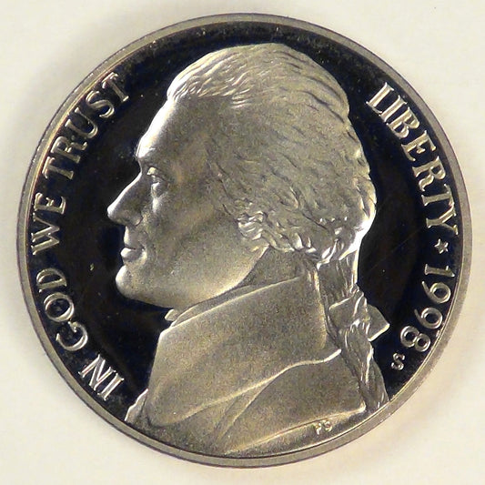 1998-S Jefferson Nickel, Gem Proof DCAM