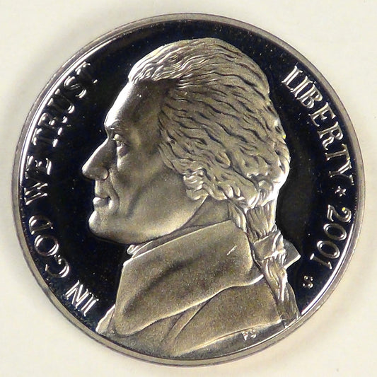 2001-S Jefferson Nickel, Gem Proof DCAM