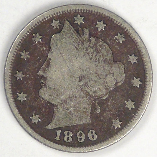 1896 Liberty Head Nickel, F-12