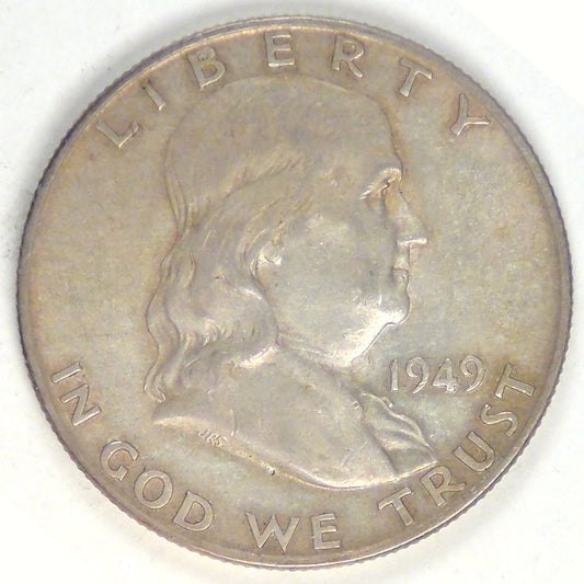 1949-D Franklin Half Dollar, AU-55