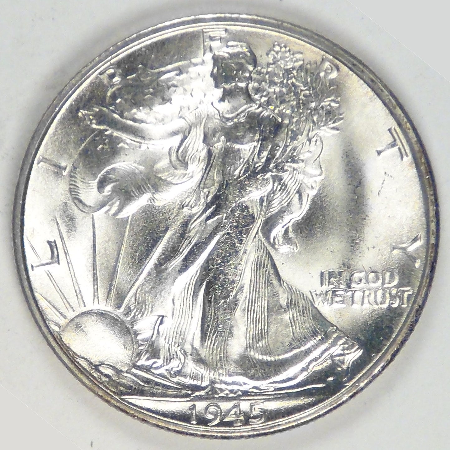 1945-S Walking Liberty Half Dollar, MS-64