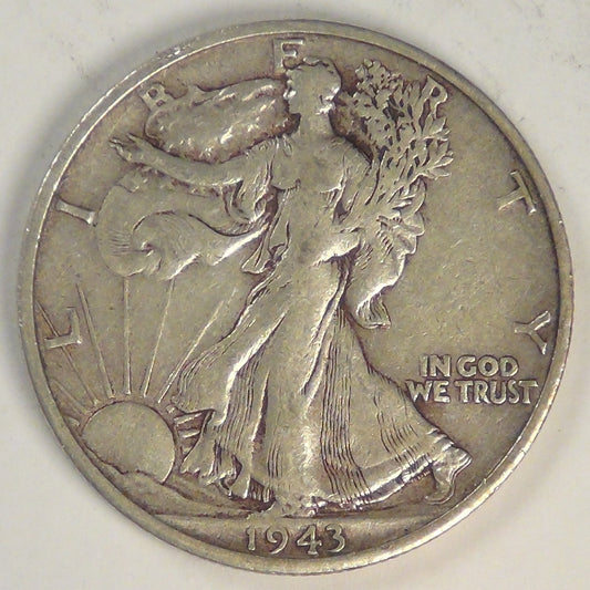 1943-S Liberty Walking Half Dollar, VF-20