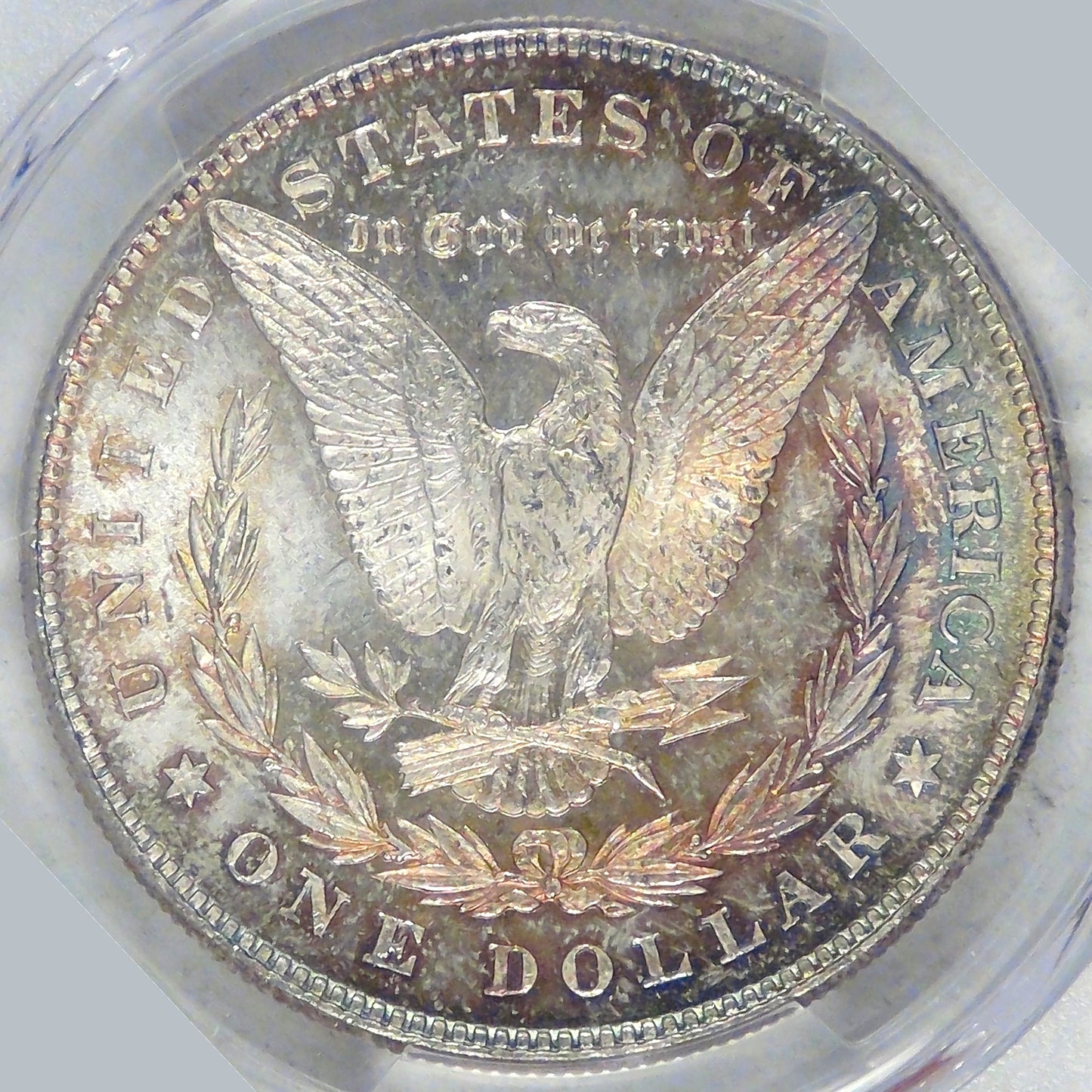 1878 7TF rev of 78 Morgan Dollar, MS-64 PCGS nice color