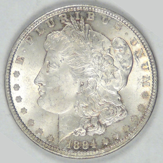 1884 Morgan Dollar, MS-63