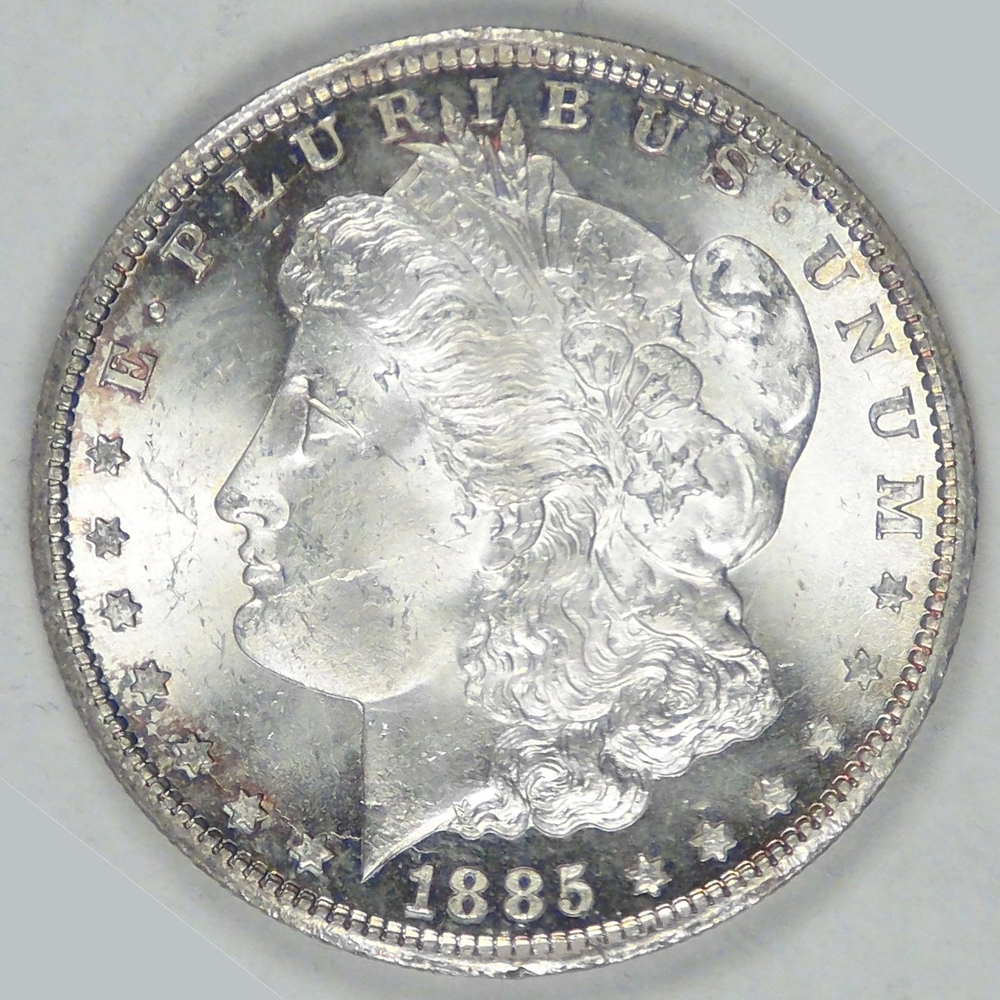1885-CC Morgan Dollar, MS-64 PCGS nice color
