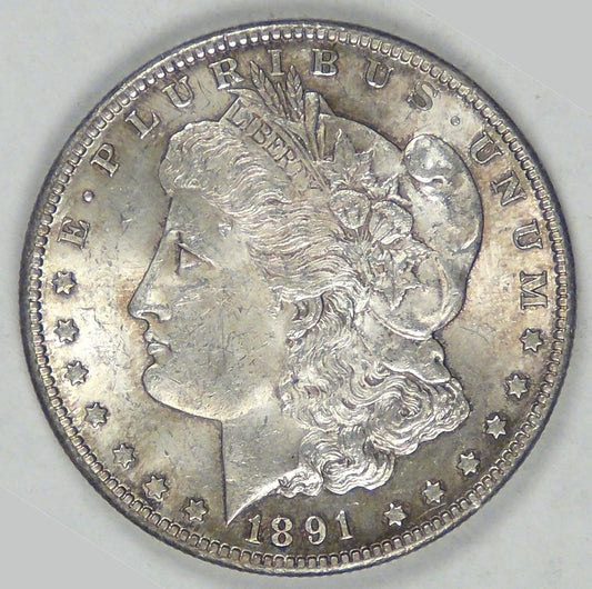 1891-CC Morgan Dollar, MS-62 PCGS