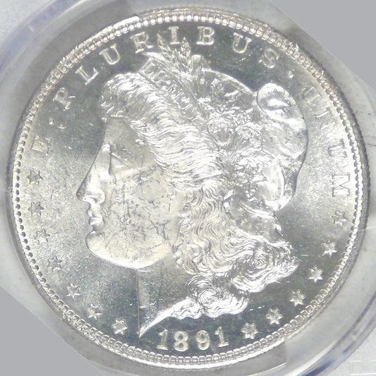 1891-S Morgan Dollar, MS-63 PCGS