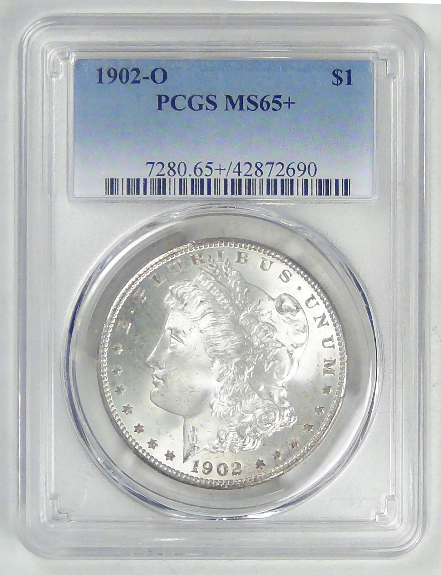 1902-O Morgan Dollar, MS-65+ PCGS