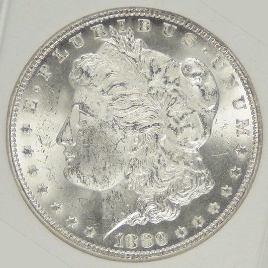 1880/79-CC Morgan Dollar (VAM-4), MS-62 in SGS holder