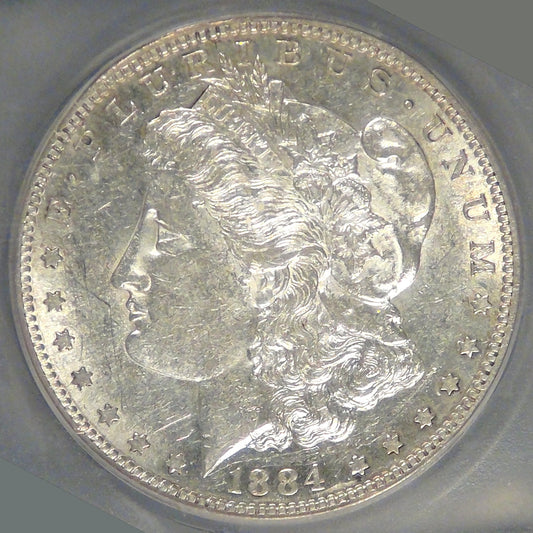 1884-S Morgan Dollar, AU-53 ICG