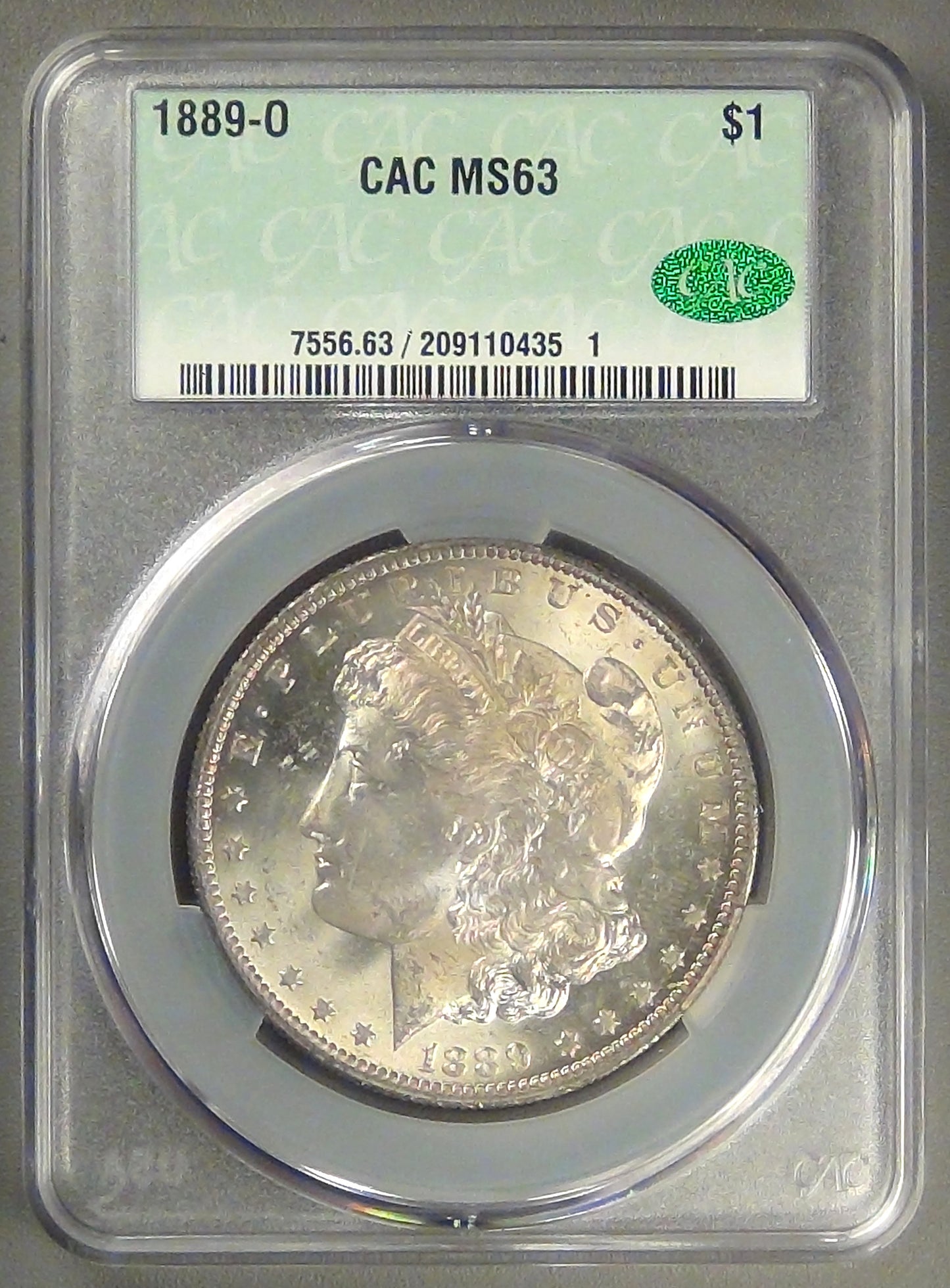 1889-O Morgan Dollar MS-63 CAC