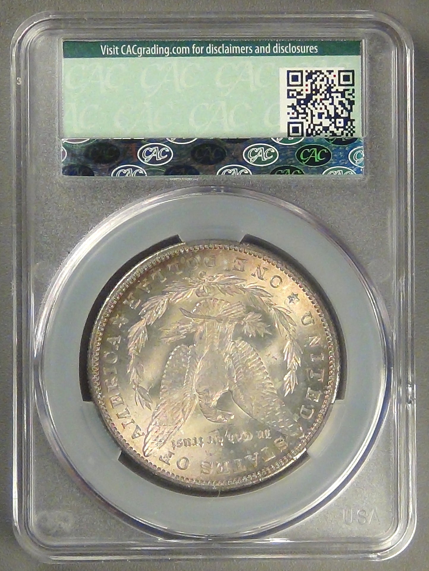1889-O Morgan Dollar MS-63 CAC