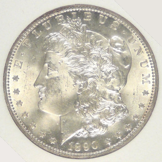 1890-O Morgan Dollar MS-63+ in SGS holder