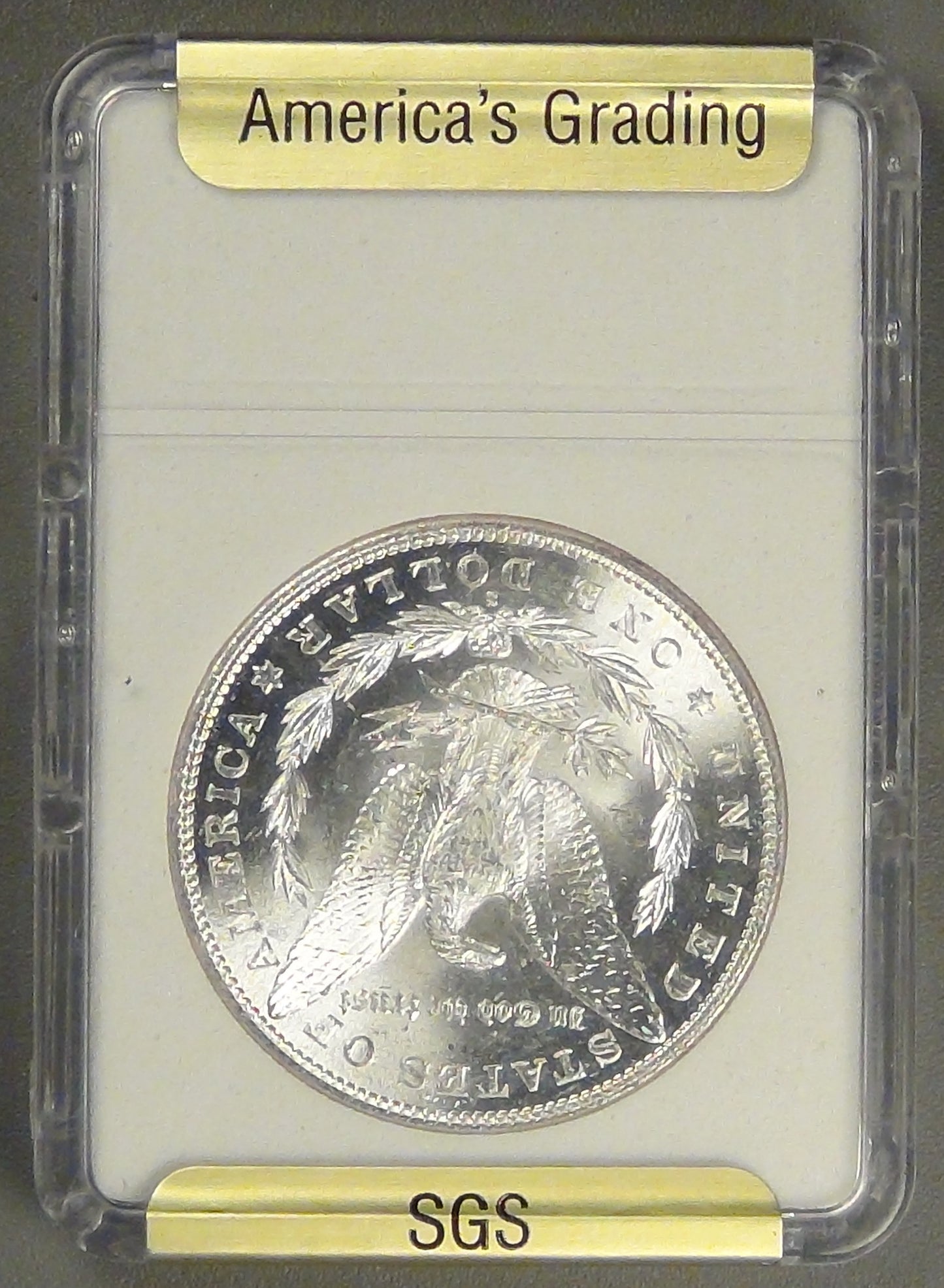 1897-S Morgan Dollar, MS-63 in SGS holder