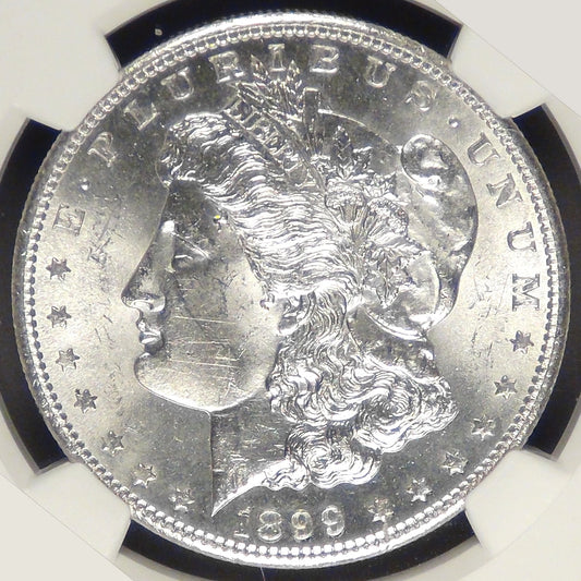 1899 Morgan Dollar, MS-61 NGC