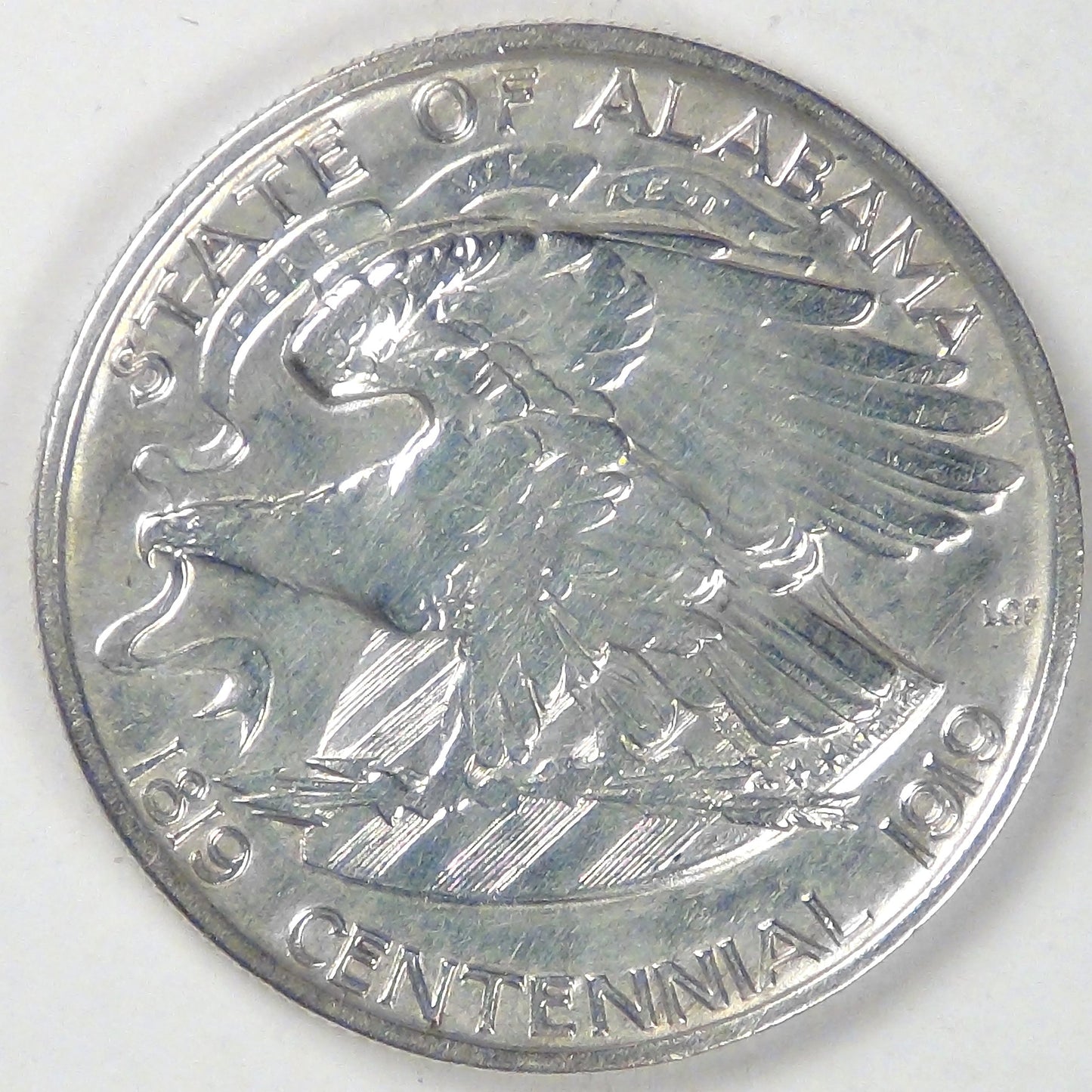 1921 Alabama Centennial Half Dollar, AU details