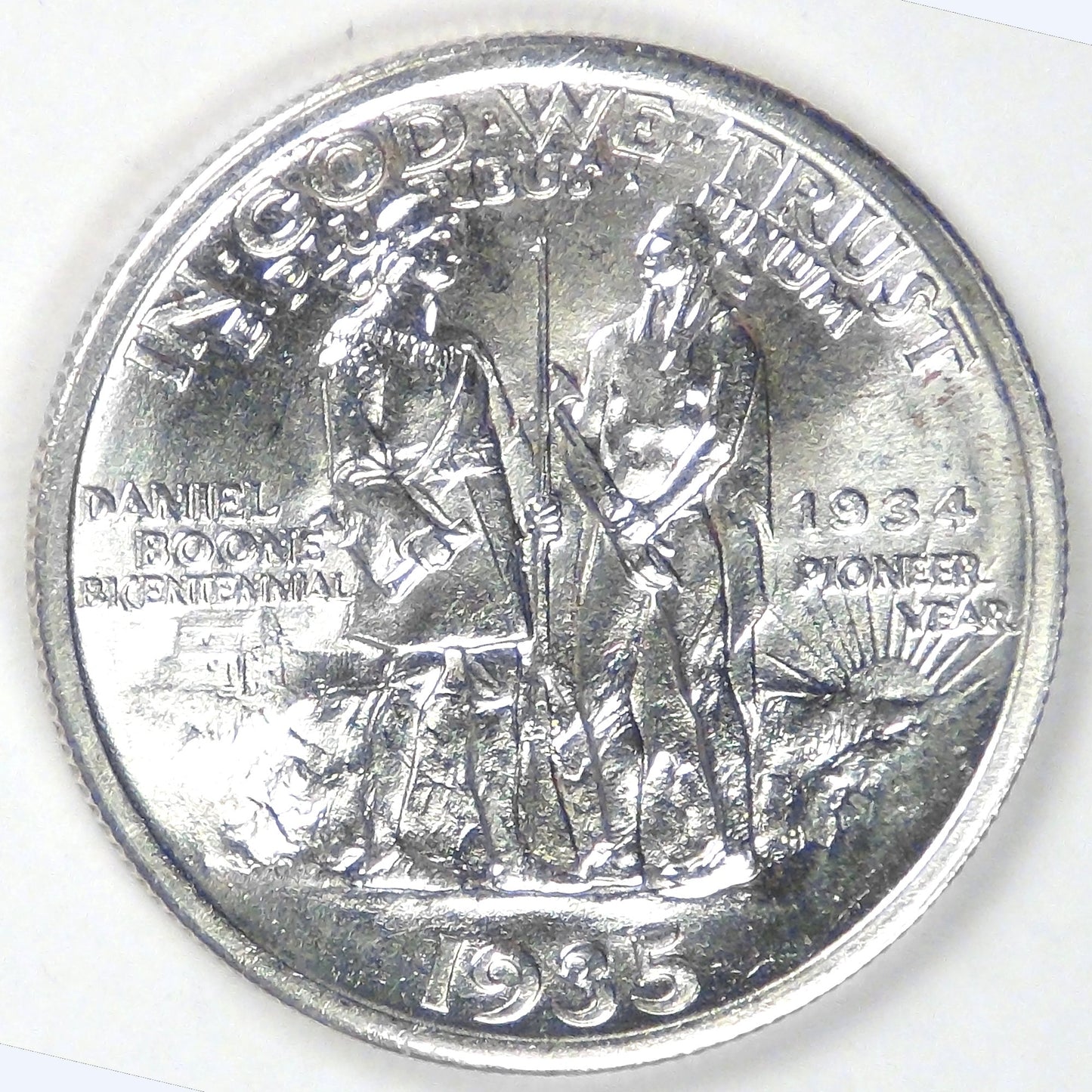 1935 Daniel Boone Bicentennial Half Dollar, MS-63