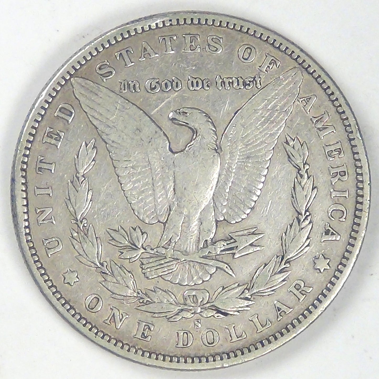 1896-S Morgan Dollar, VF details