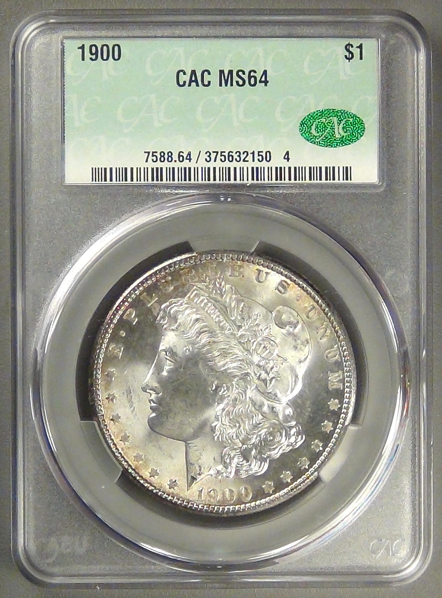 1900 Morgan Dollar, MS-64 CAC