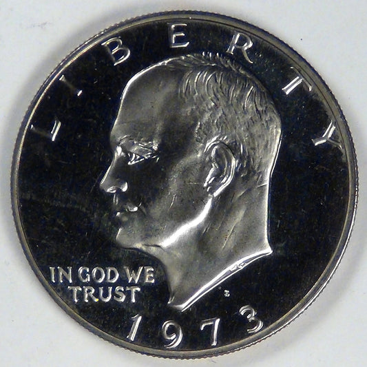 1973-S Eisenhower Dollar, Choice Proof DCAM