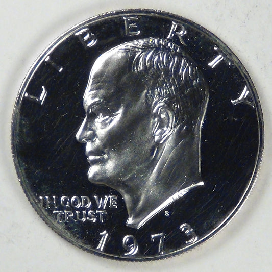 1973-S Silver Eisenhower Dollar, Proof DCAM