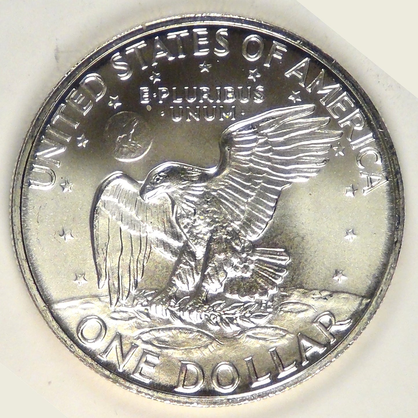 1972-S Eisenhower Silver Dollar, MS-65+