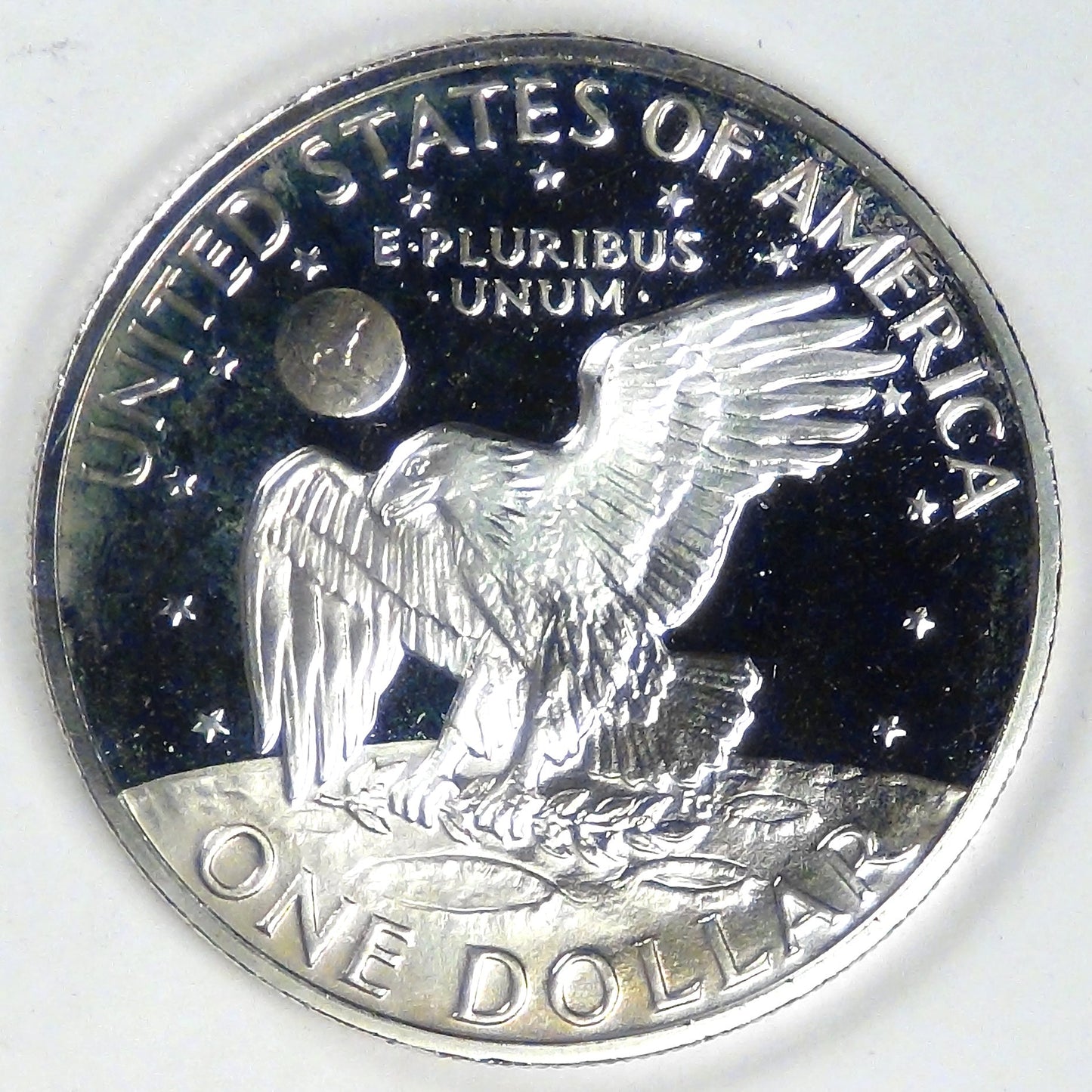 1971-S Eisenhower Silver Dollar, Gem Proof CAMEO