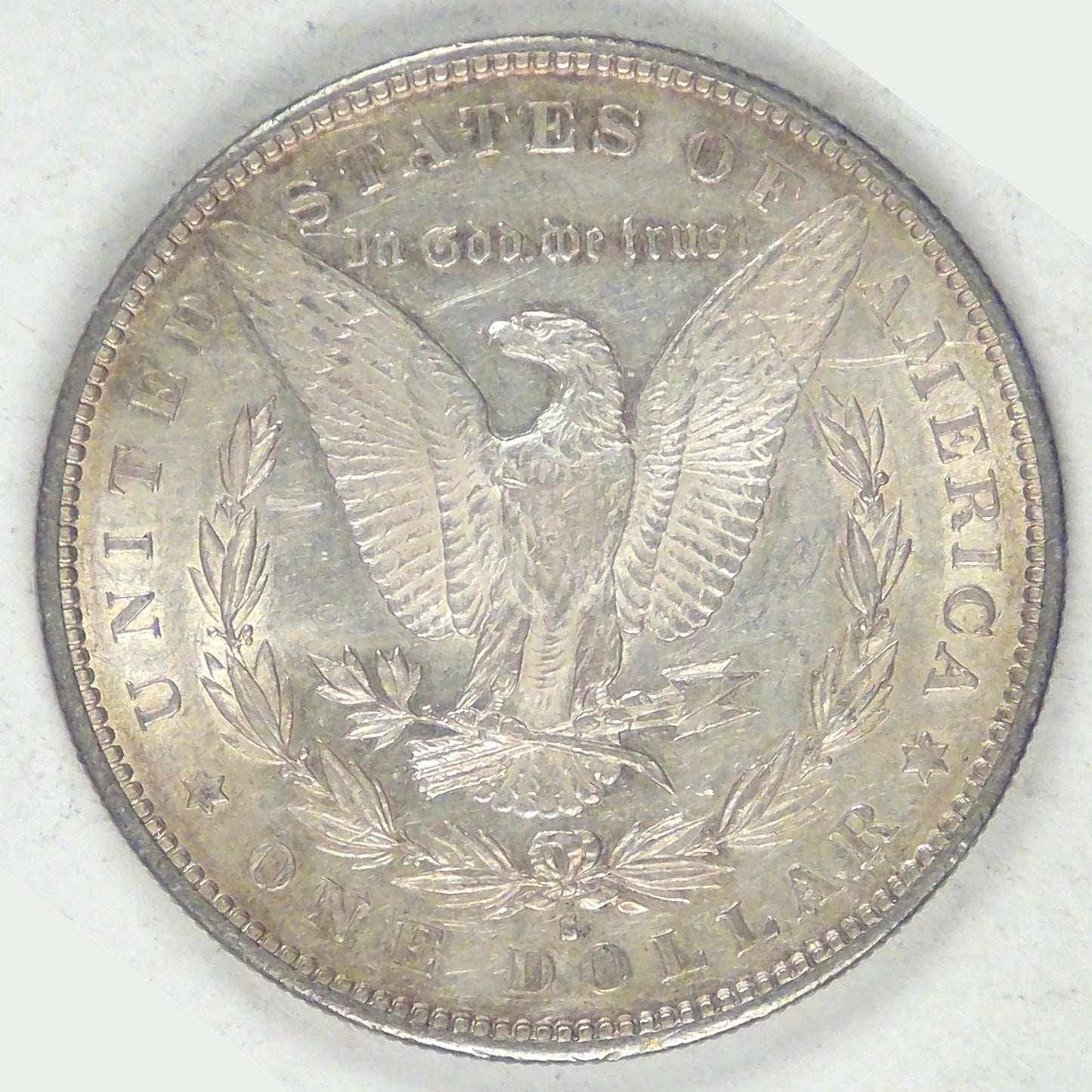 1890-S Morgan Dollar, AU-55