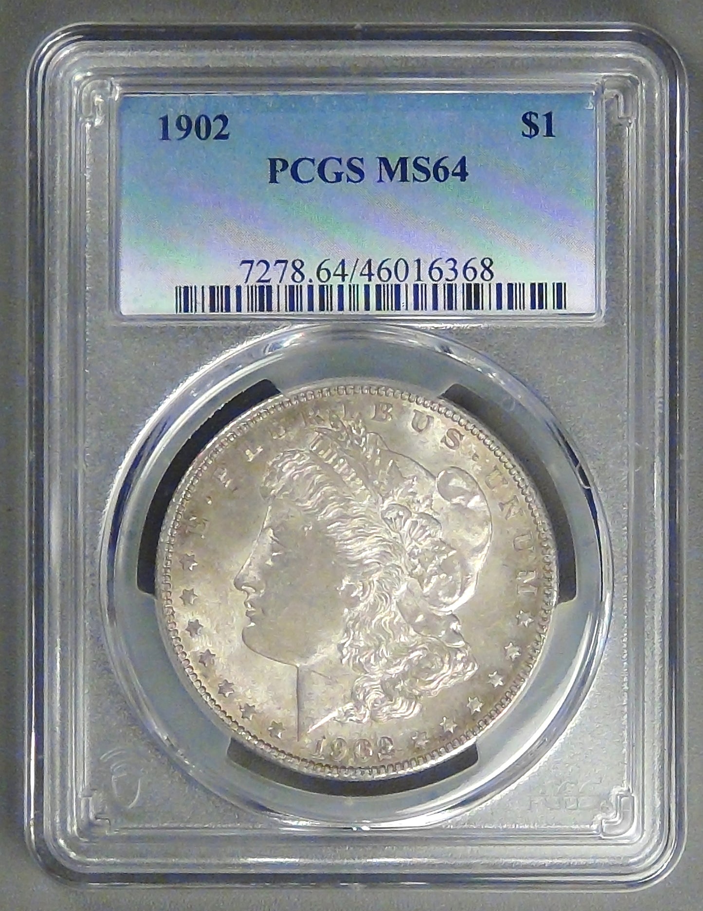 1902 Morgan Dollar, MS-64 PCGS