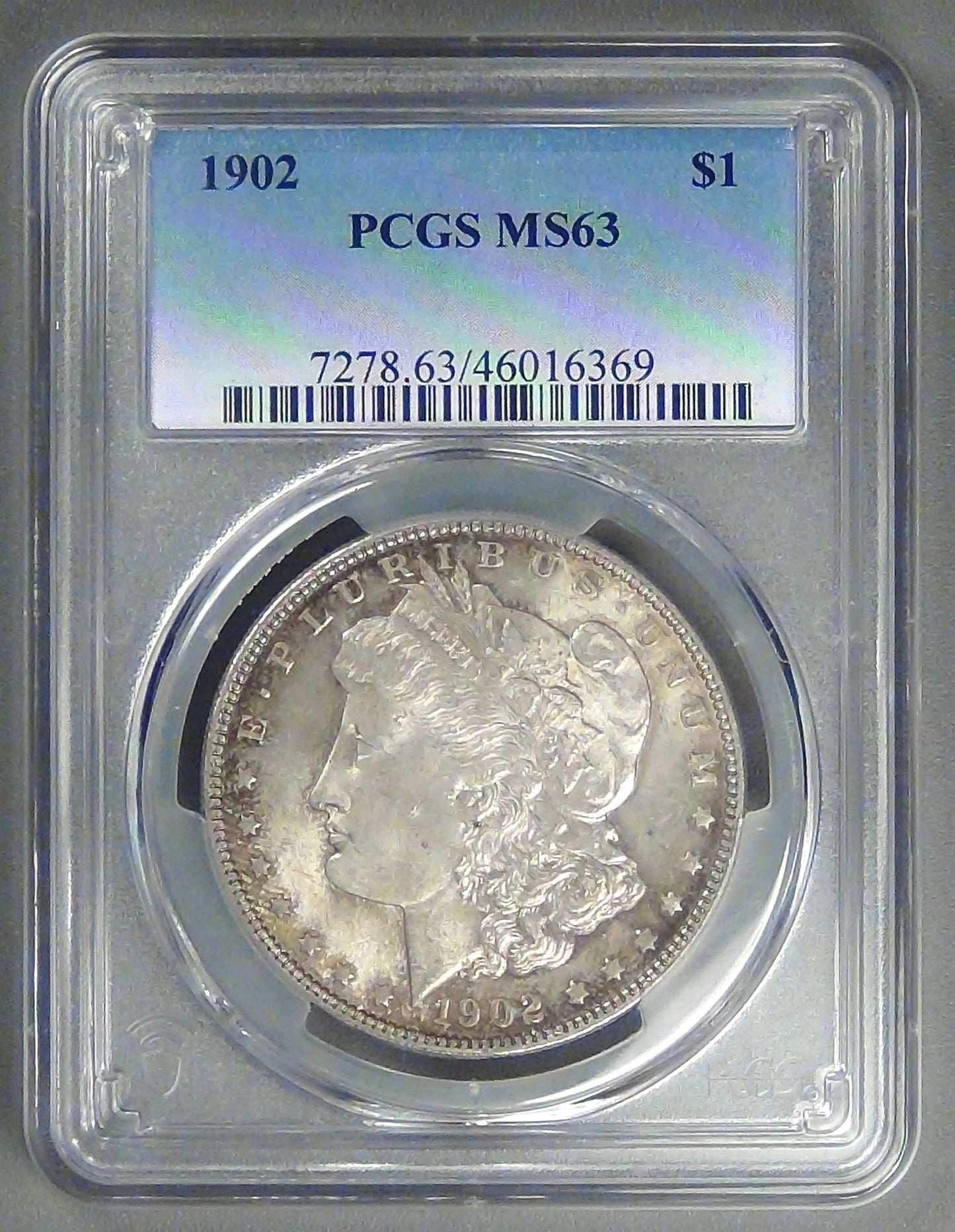 1902 Morgan Dollar, MS-63 PCGS