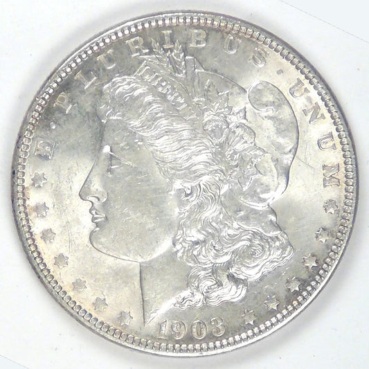 1903 Morgan Dollar, AU-58