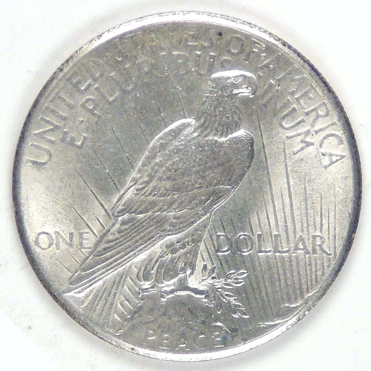 1927 Peace Dollar, Unc details