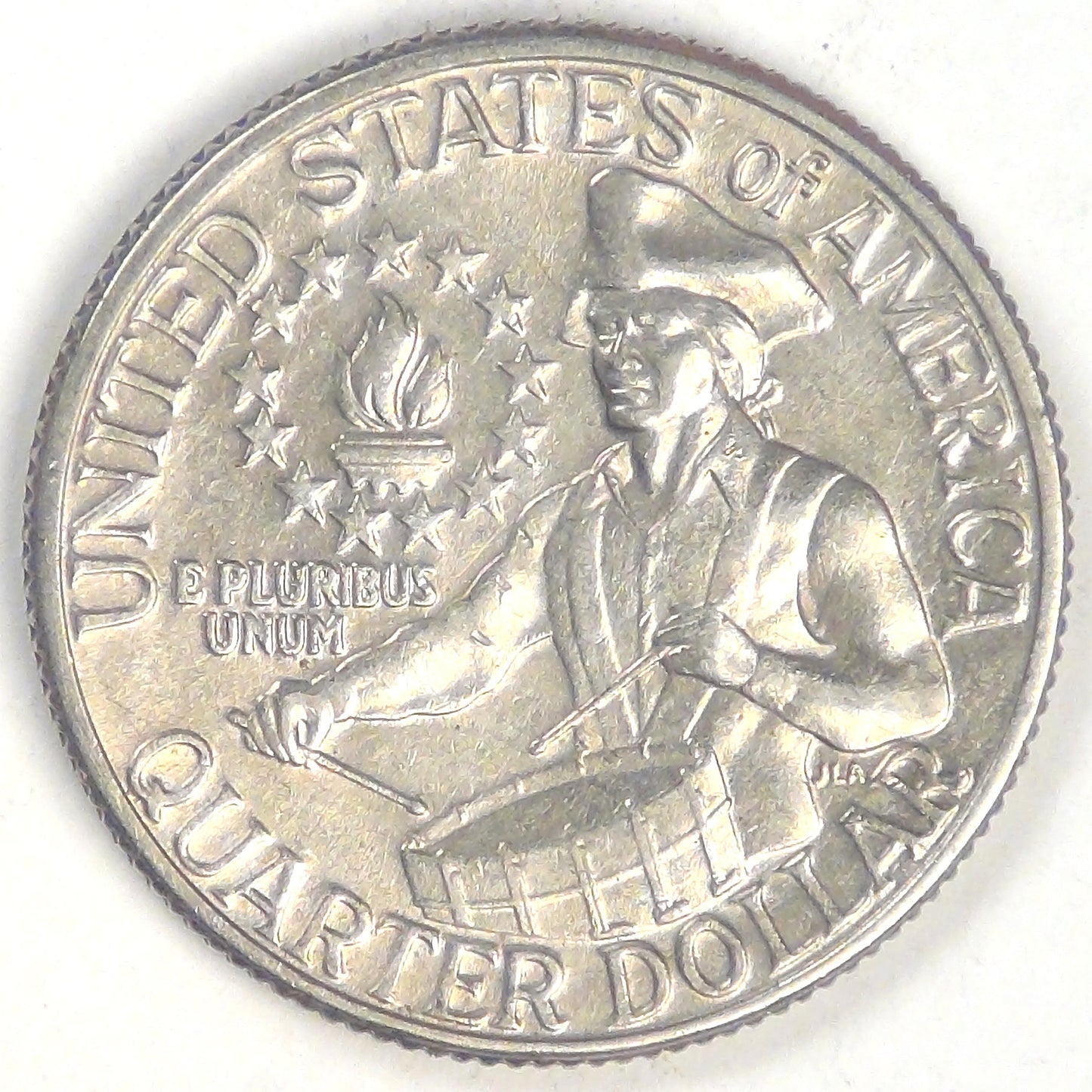 1976-D Washington Quarter, Error: DDO, EF-40