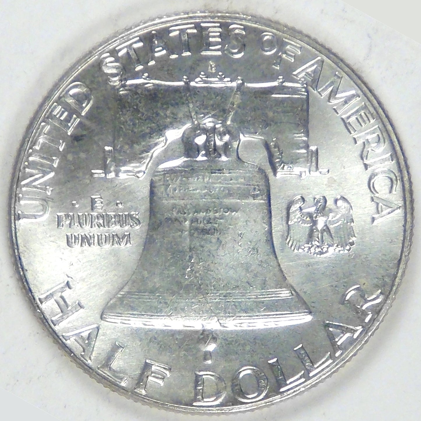 1963-D Franklin Half Dollar, Error: DDR, MS-63