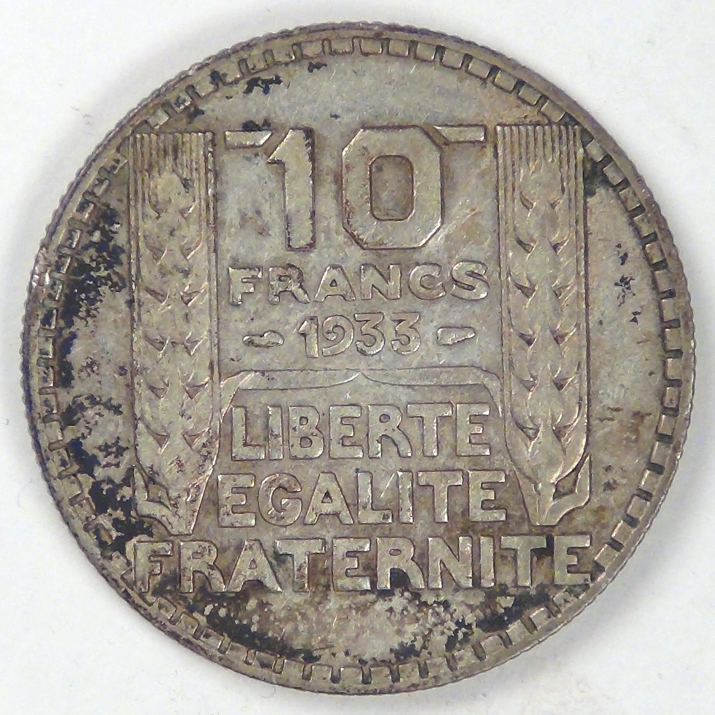FRANCE - 3rd Republic, 1933, 10 Francs, Very Fine