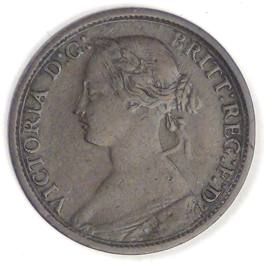 GREAT BRITAIN, Victoria, 1861 Farthing, Very Fine