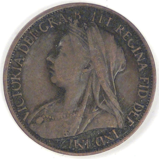 GREAT BRITAIN, Victoria, 1896, Penny, Very Fine