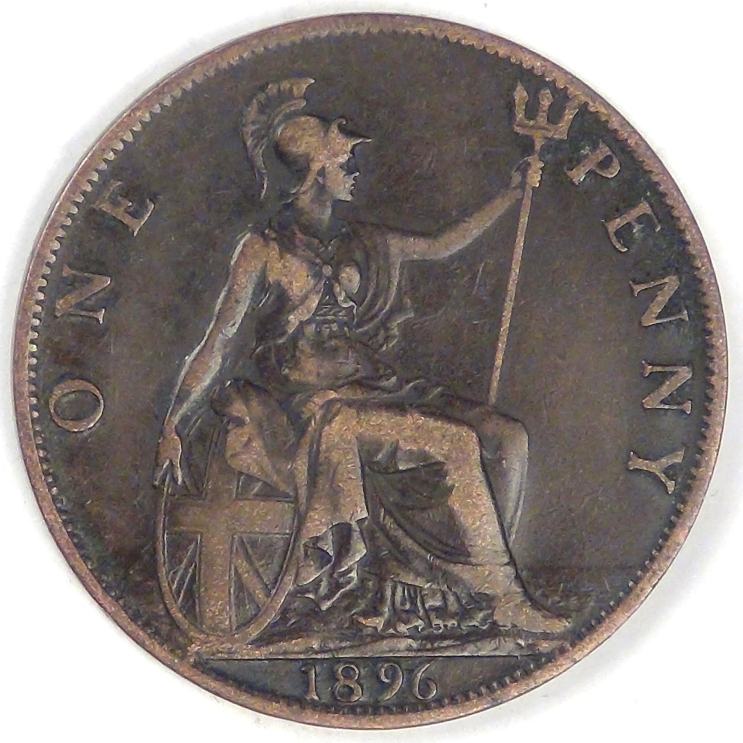 GREAT BRITAIN, Victoria, 1896, Penny, Very Fine
