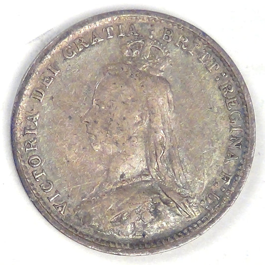 GREAT BRITAIN, Victoria, 1889, 3 Pence, Very Fine