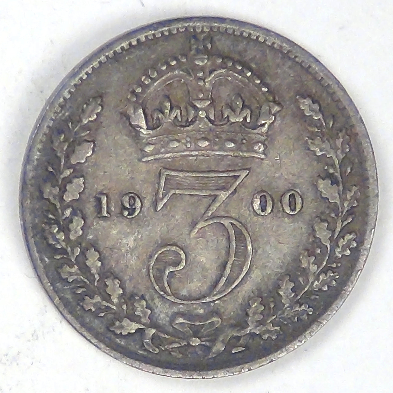 GREAT BRITAIN, Victoria, 1900, 3 Pence, Choice Very Fine