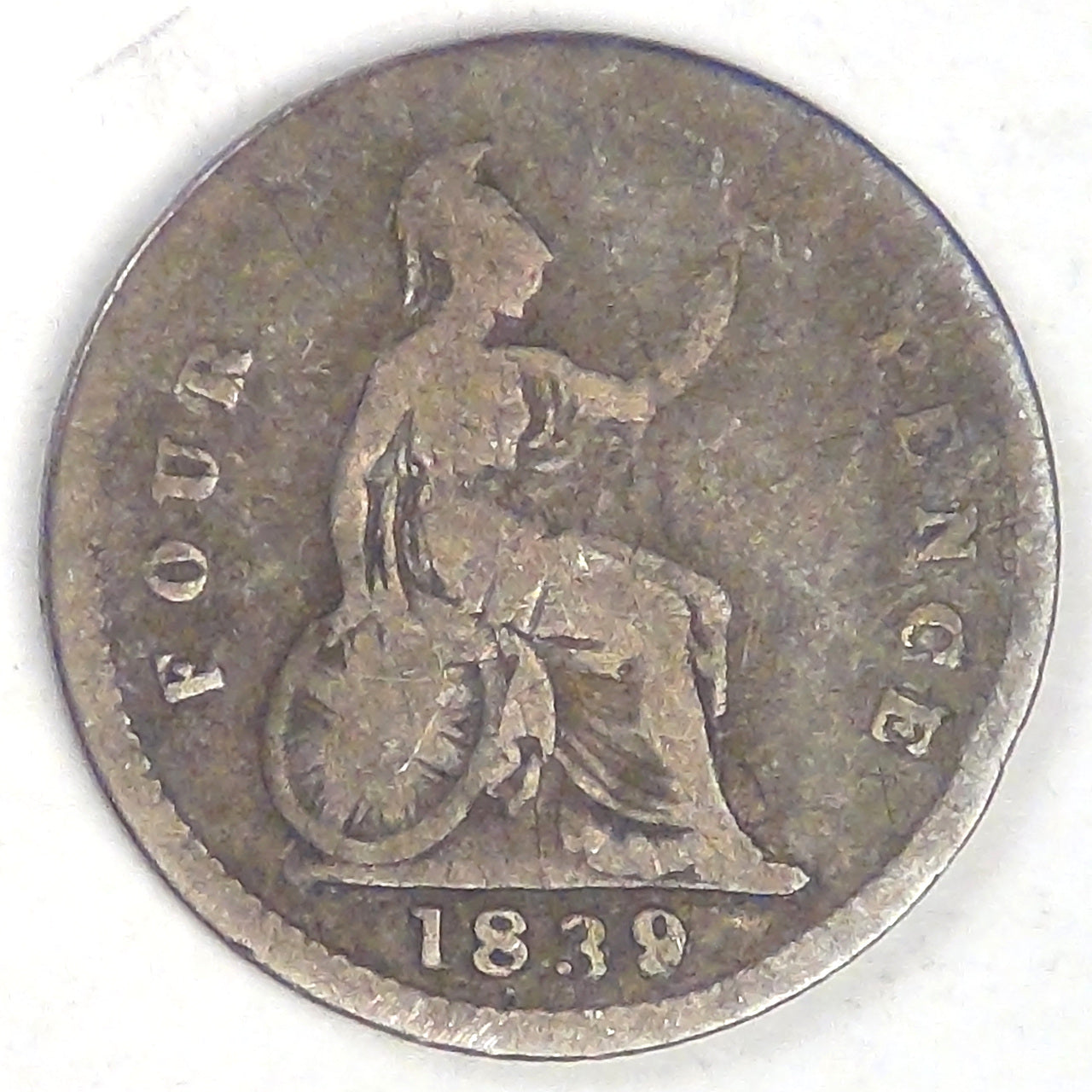GREAT BRITAIN, Victoria, 1839, 4 Pence, Very Good