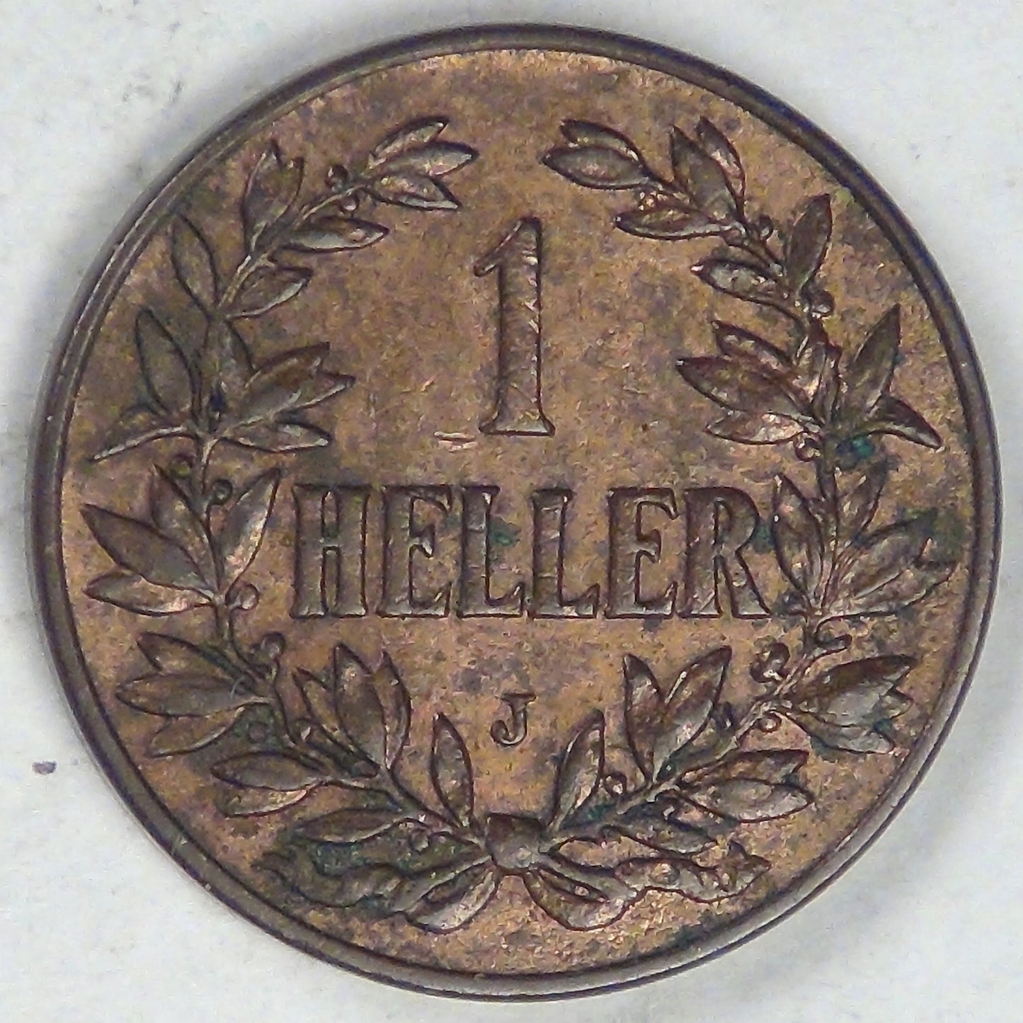 GERMAN EAST AFRICA - Colony, Wilhelm II, 1908 J Heller, Extra Fine