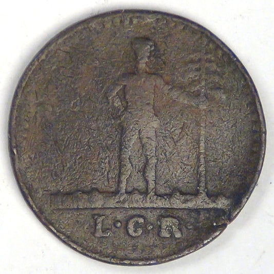 GERMANY - Brunswick-Wolfenbüttel, Karl I, 1774 LCR, Pfenning, Very Good +