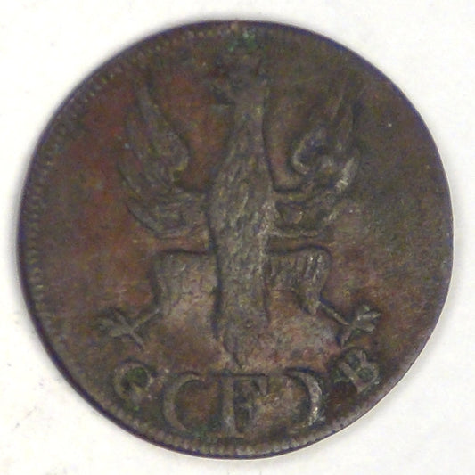 GERMANY - Frankfurt, Free City, 1821 F, Heller, Fine+