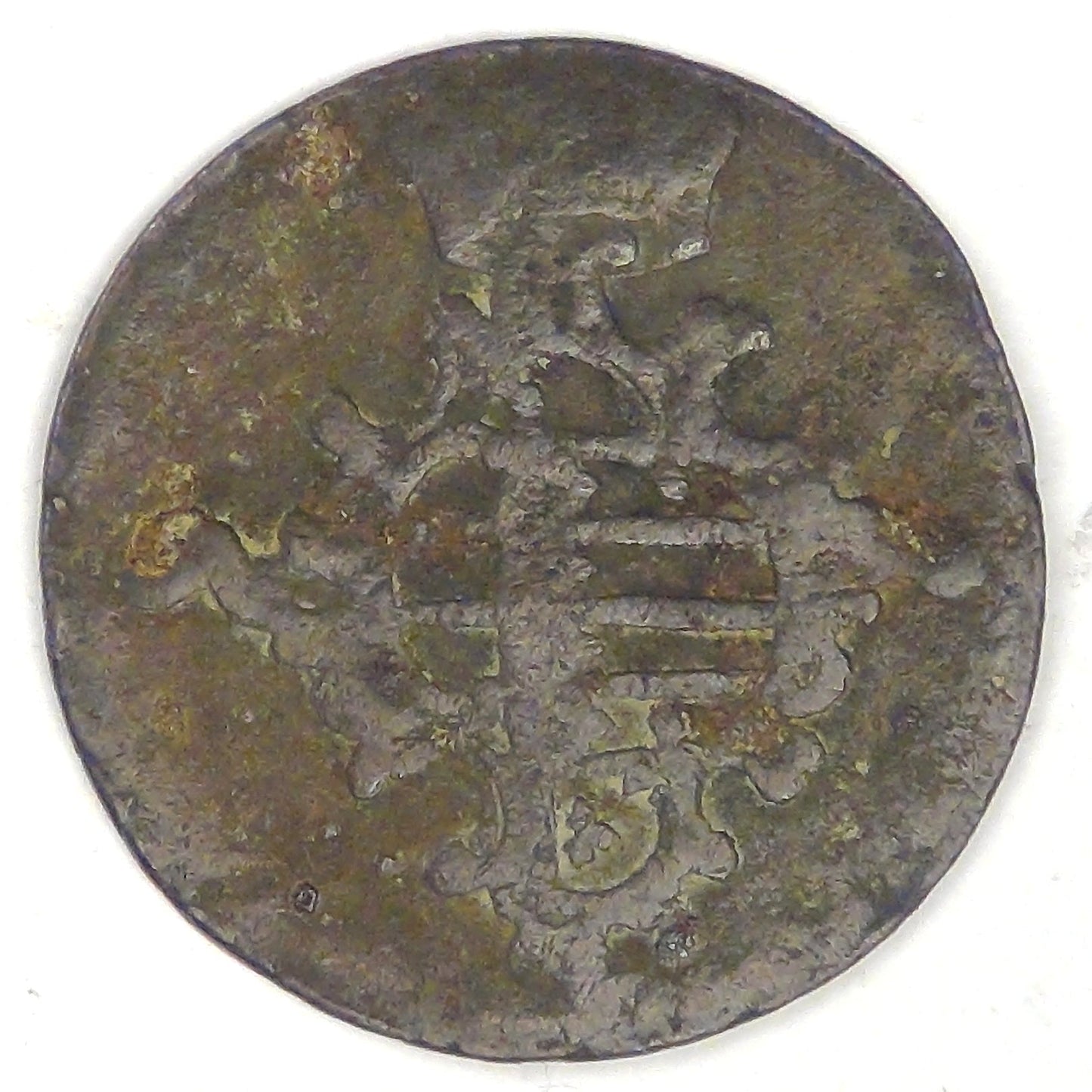 GERMANY - Duchy of Saxe-Weimar-Eisenach, Anna Amalia, 1760 FS, 2 Gute Pfennig, Fine details
