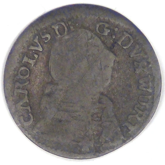 GERMANY - Duchy of Württemberg, Karl II Eugen, 1758 Kreuzer, Very Good +