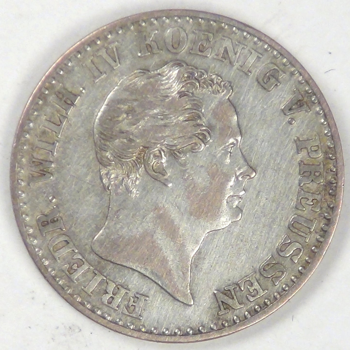 GERMANY - Prussia, Friedrich Wilhelm IV, 1842 A, 2½ Silbergroschen, VF+ details