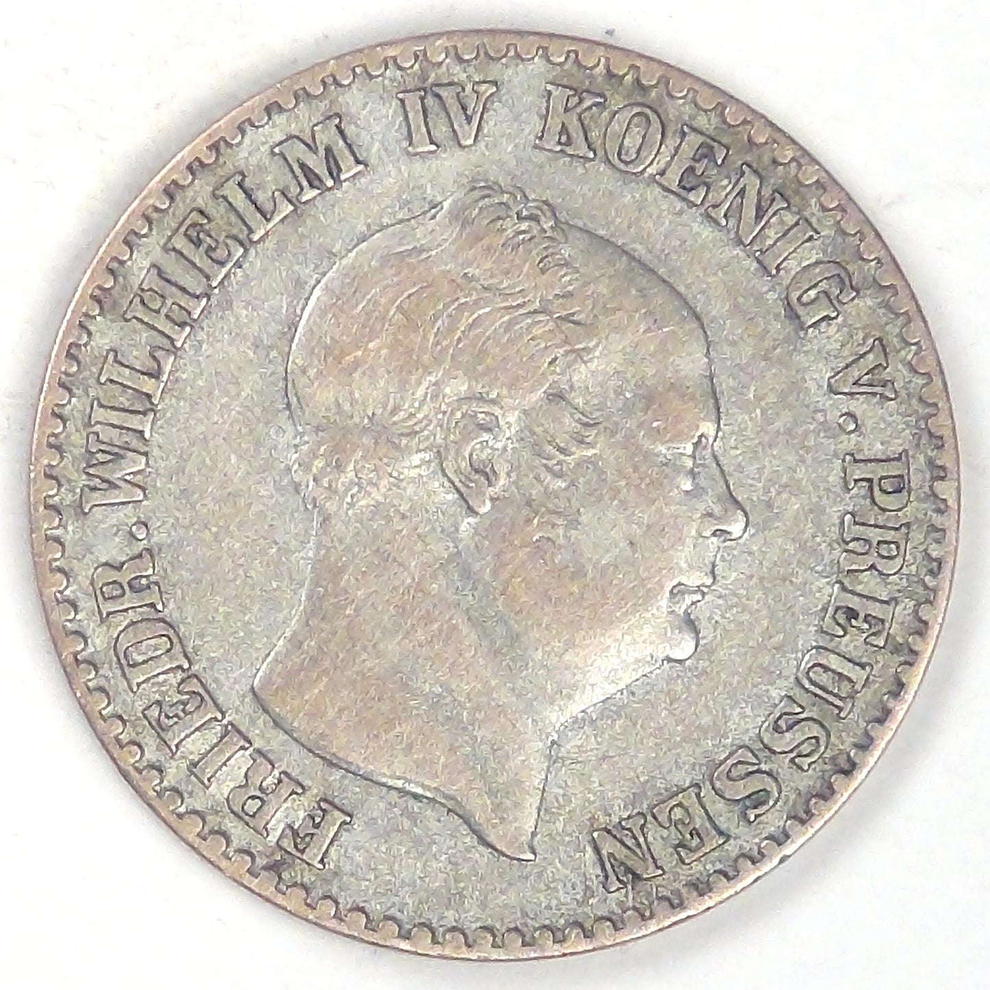 GERMANY - Prussia, Friedrich Wilhelm IV, 1854 A, 2½ Silbergroschen, VF details
