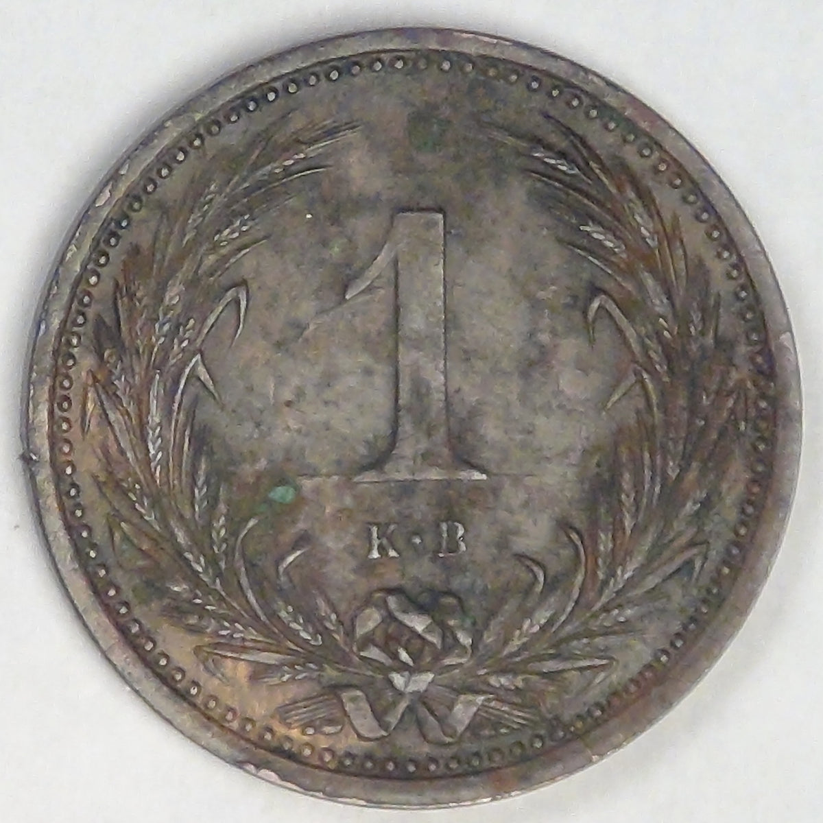 HUNGARY, Franz Joseph I, 1902 KB, Filler, Extra Fine