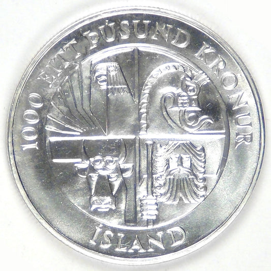 ICELAND - Republic, 1974, 1000 Krónur, Choice BU